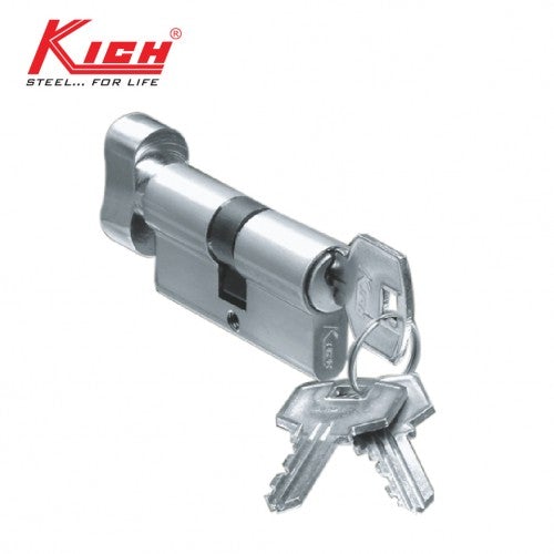KICH PIN CYLINDER (KEY AND KNOB) 70MM – KPCKNS70TNKSS