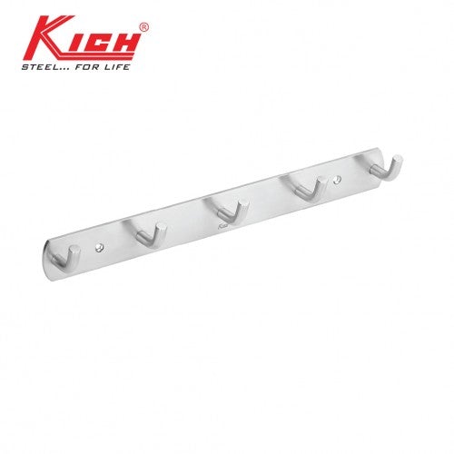 KICH BATHROOM ROBE 5 HOOKS – KRHP5S