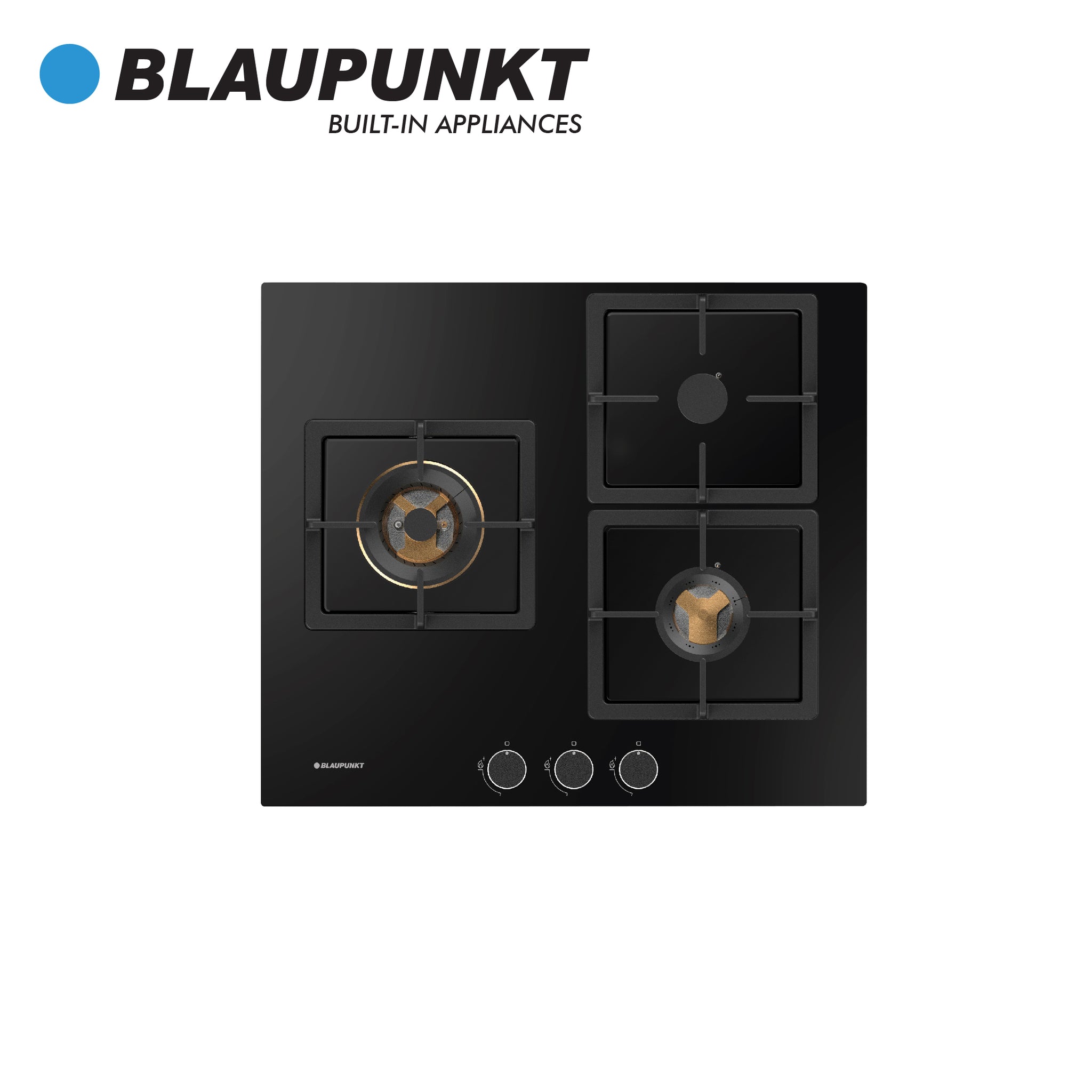BLAUPUNKT 5GH65BB390 GAS HOB 60CM,03 BUMER BLACK