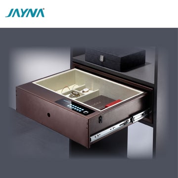 JAYNA MOCHA FINGERPRINT LOCK BOX – JYNG06004A-1