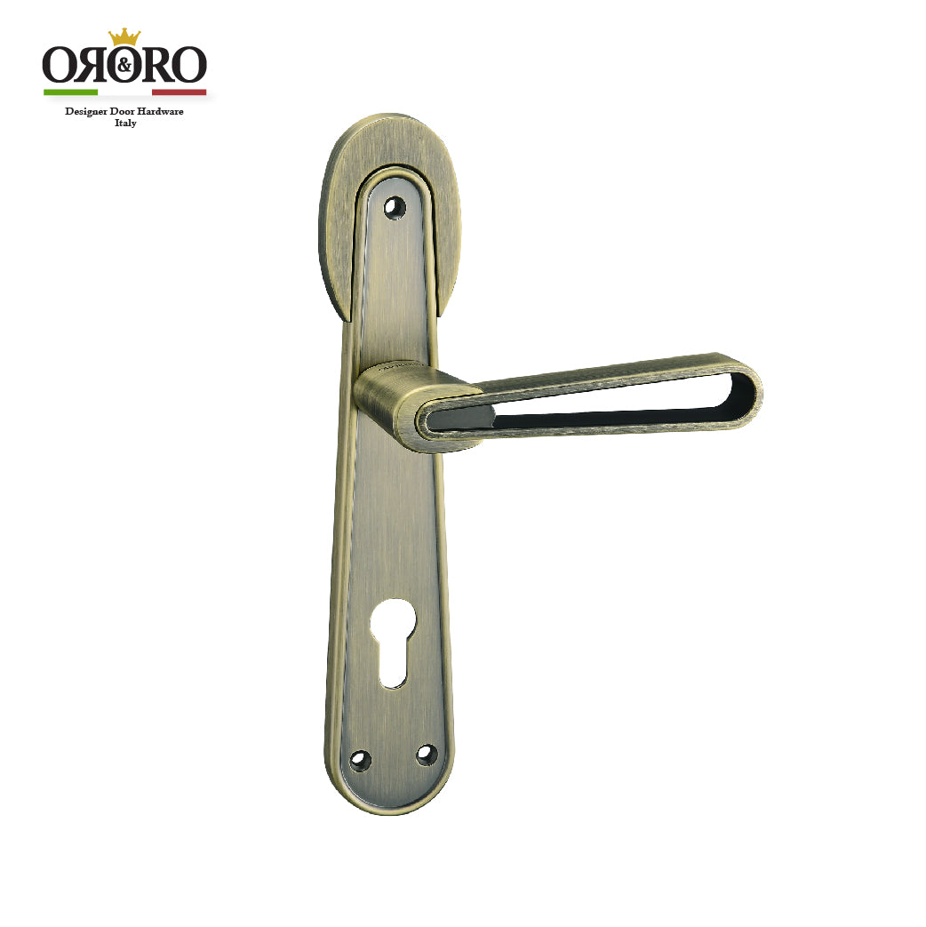 ORO & ORO MAIN DOOR LOCK ROUND DESIGN – ORO06721PMAB