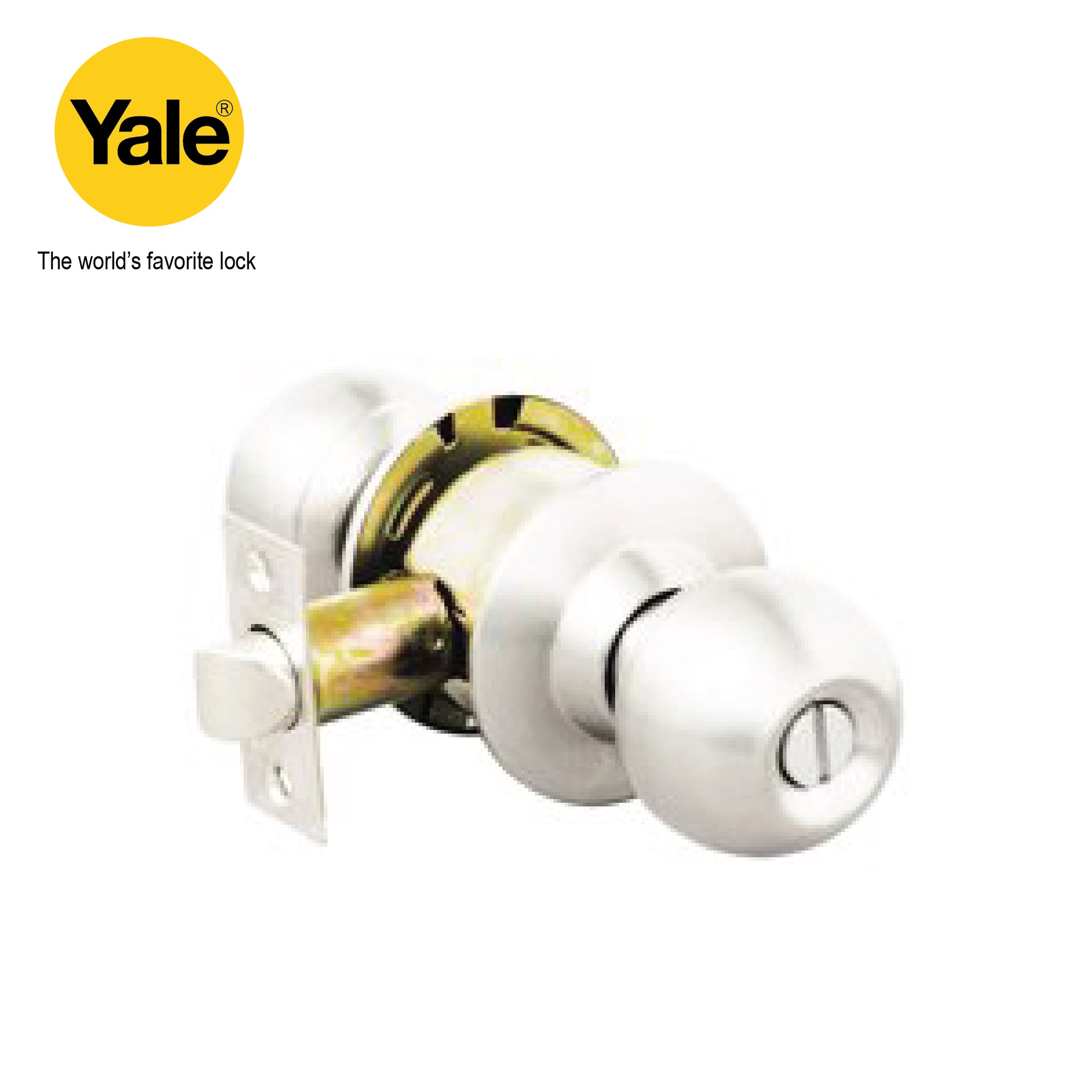 YALE BATHROOMBALL LOCK – CA5122PRSS