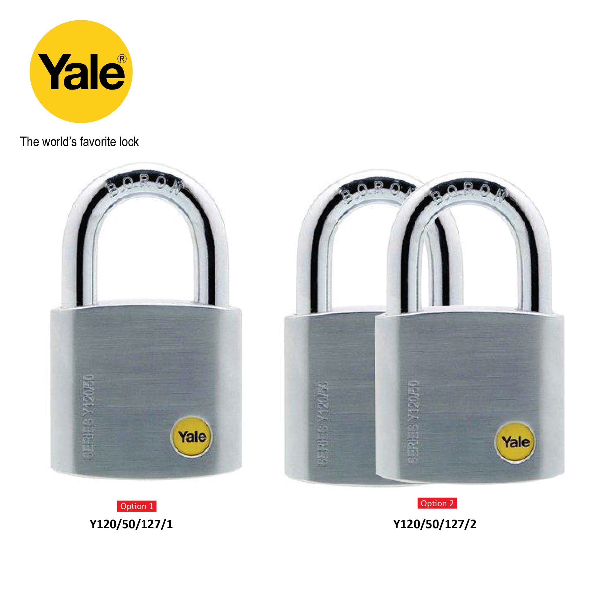 YALE BRASS PADLOCK – Y120.50.127