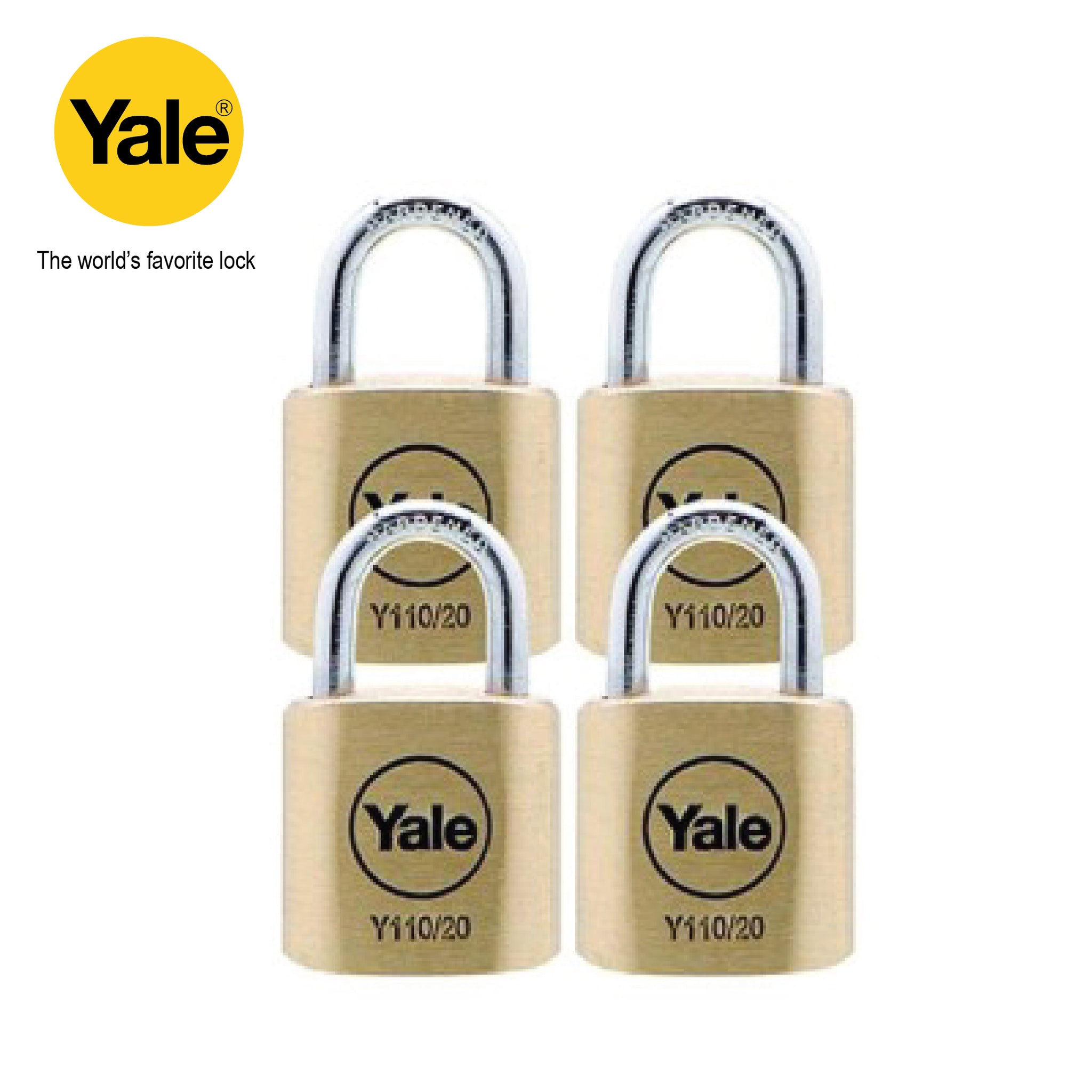 YALE BRASS PADLOCK – Y110
