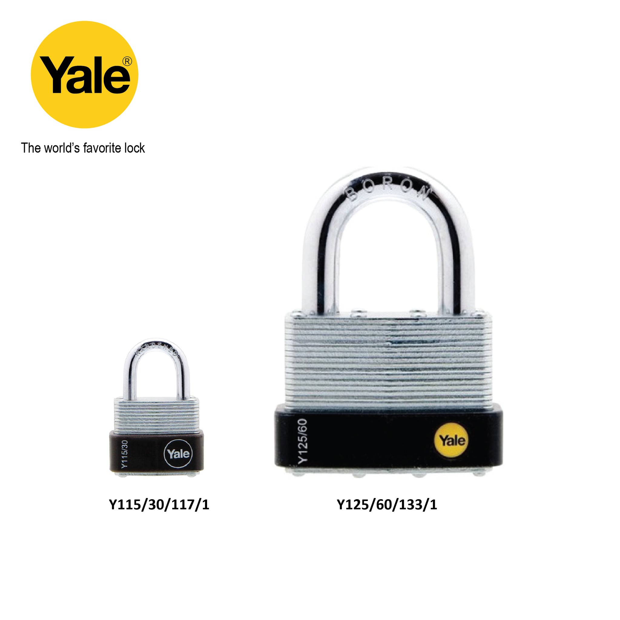 YALE LAMINATED PADLOCK