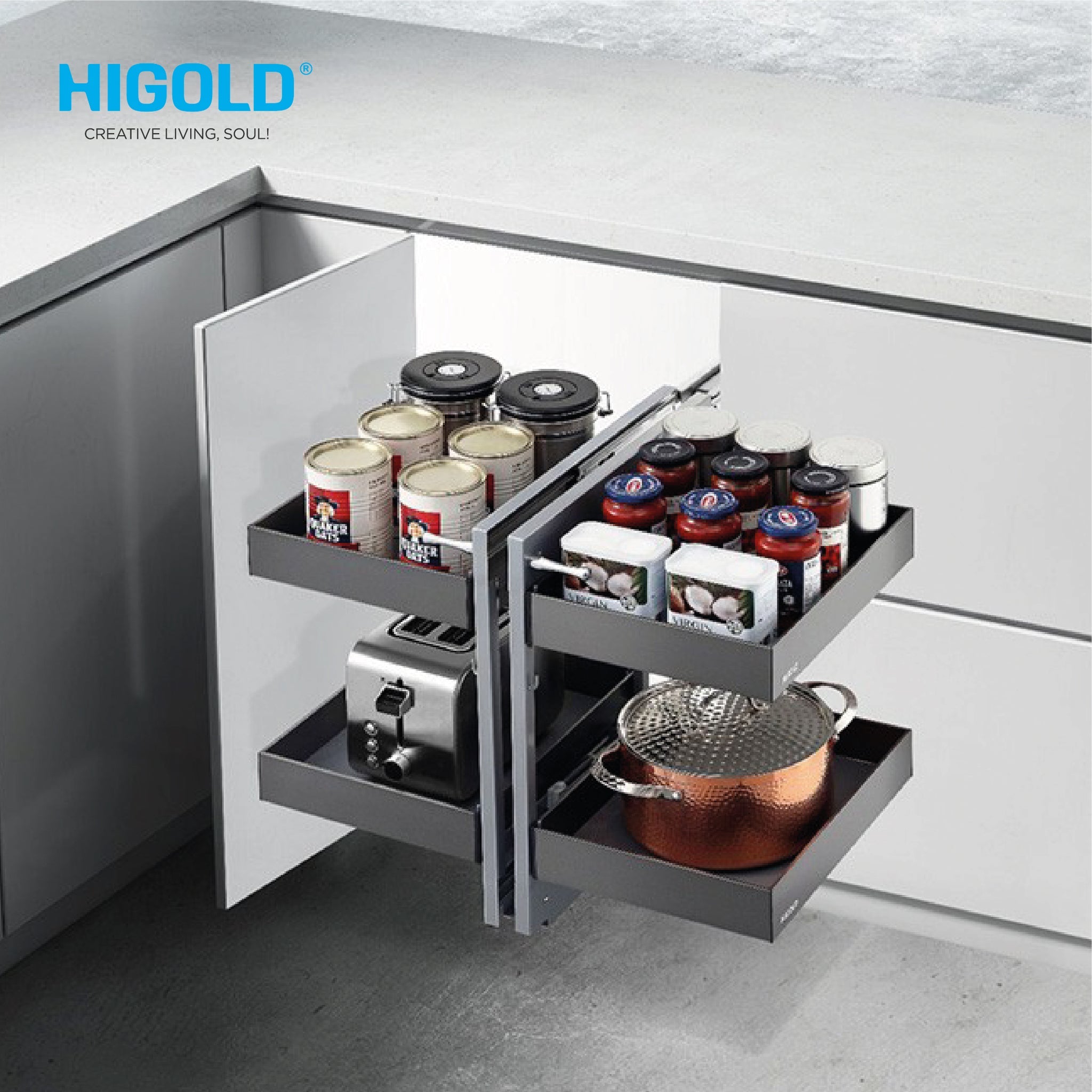 Higold – Show Hand Universal Corner Basket – Fashion Style