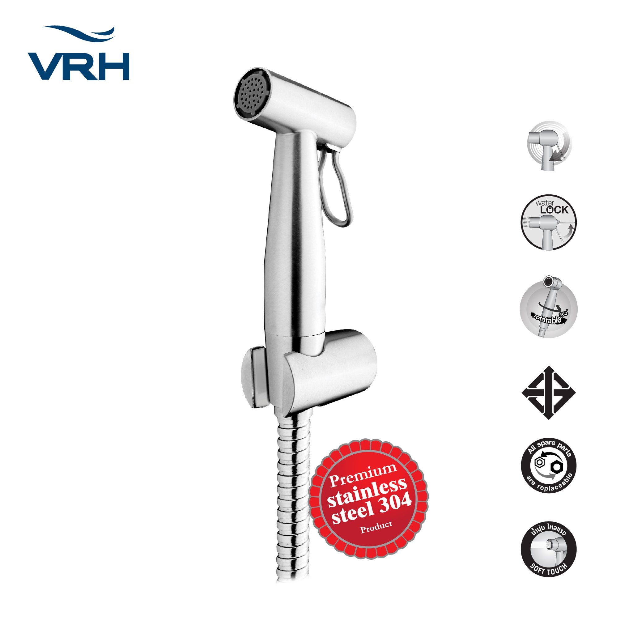 VRH BIDET SPRAY FLEXIBLE HOSE – FXVHO.0040ES