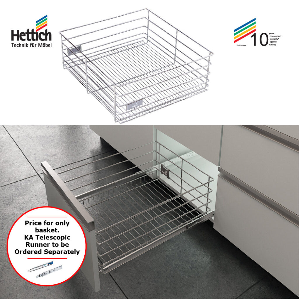 HETTICH CARGOTECH PLAIN WIRE BASKET The best online hardware store in