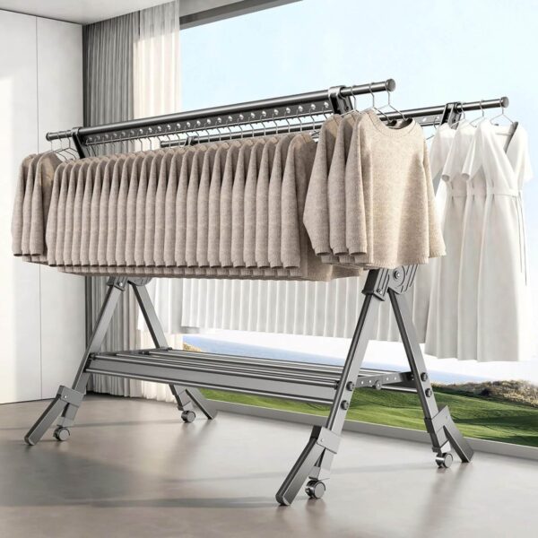 Aluminum Indoor Clothes Drying Stand